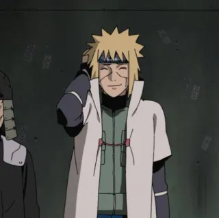 😁 Minato Namikaze Naruto anime, manga, Minato, Naruto, smiling telegram sticker