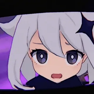 🍥 Paimon Genshin Impact 动漫, 游戏, 派蒙, 卡哇伊, 可爱 whatsapp sticker