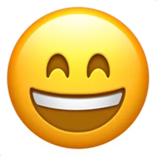 😄 이모티콘, 행복, 미소, 기쁨, 얼굴 telegram sticker