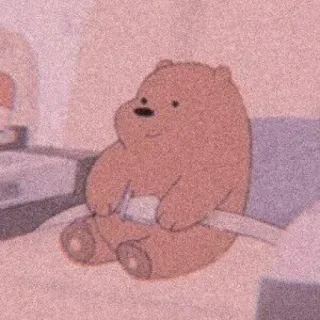 ✨ アニメ, クマ, かわいい, ぼくらベアベアーズ telegram sticker