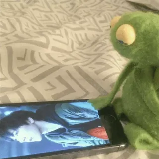 😧 Kermit Kermit la rana, Muppet, Meme, Marionetta, divertente, intrattenimento whatsapp sticker
