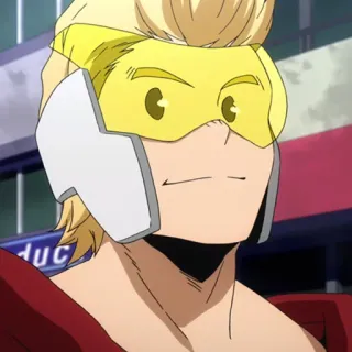 📚 Mirio Togata My Hero Academia anime, hero, character, blonde, smile telegram sticker