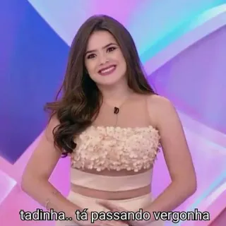 😈 tadinha.. tá passando vergonha telegram sticker