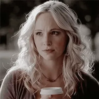 🗝 Caroline Forbes The Vampire Diaries Caroline Forbes, The Vampire Diaries, Vampire Diaries, blonde, woman, portrait telegram sticker