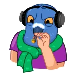 Mr. Pigeon telegram stickers