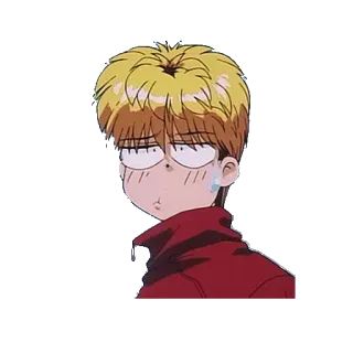 😰 Anime, Manga, Junge, Cartoon, Aufkleber whatsapp sticker