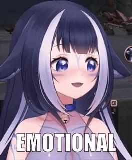 💔 Lilypichu EMOTIONAL Vtuber, Anime, Emozionale, Carino, Animato telegram sticker