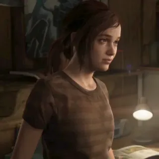 🪶 Ellie Williams The Last of Us видеоигра, персонаж, выживание, постапокалипсис telegram sticker