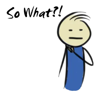 😑 Sarcasm sarkazm, patyczak, humor telegram sticker
