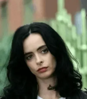 🥀 Jessica Jones donna, capelli neri, serie tv, supereroe, Krysten Ritter telegram sticker
