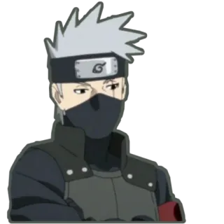 😕 Kakashi Naruto 애니메이션, 닌자, 카카시, 나루토, 만화, 캐릭터 telegram sticker