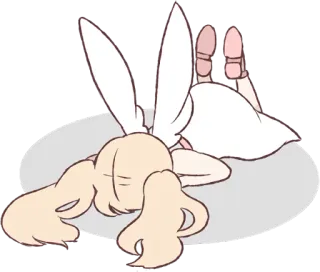😶 Anime, Coelho, Personagem, Fofo telegram sticker