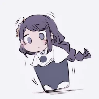 🍶 Dessin animé, Anime, Mignon, Fille, Chibi whatsapp sticker