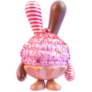 🧁 คัพเค้ก, กระต่าย, ลูกอม, ขนมหวาน, น่ารัก telegram sticker