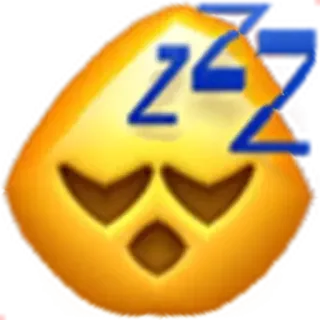 😴 ZZZ somnolent, dormir, zzz, fatigué, emoji telegram sticker