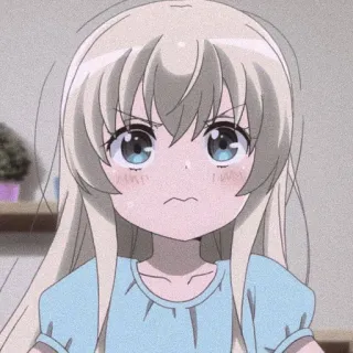 🌟 アニメ, 女の子, 可愛い, 漫画, 表情, キャラクター telegram sticker
