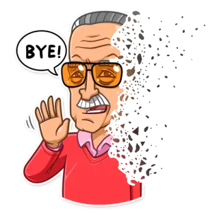 Stan Lee telegram stickers