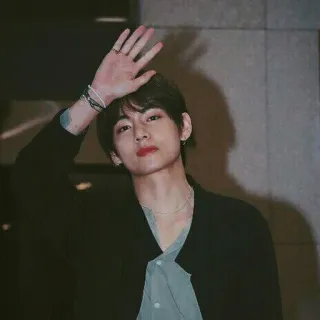 🐯 V BTS kpop, idol, penyanyi, musik, korea telegram sticker