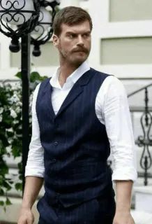 💱 homme, portrait, gilet, mode, style telegram sticker