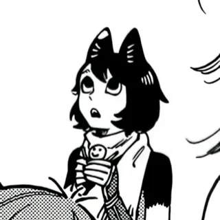😮 Michiru Kagemori Brand New Animal telegram sticker