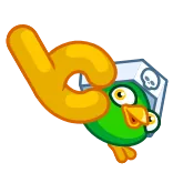 👌 angry birds, pájaro, dibujos animados, personaje, pegatina telegram sticker