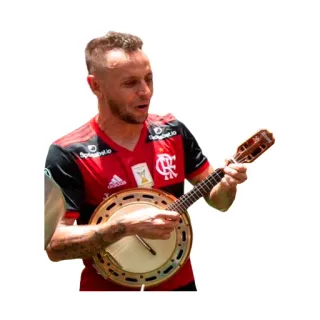 🎼 banjo, homme, musicien, musique, flamenco, foot, athlète telegram sticker