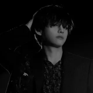 ▪️ man, portrait, black and white, person, celebrity telegram sticker
