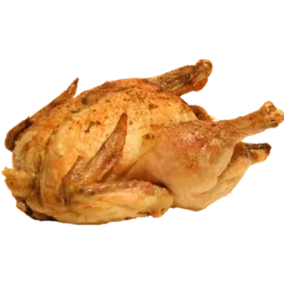 😍 chicken, food, roast, poultry, dinner whatsapp sticker