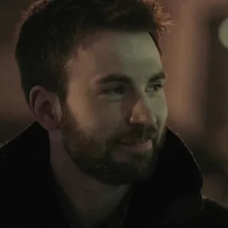 🦇 Chris Evans attore, uomo, celebrità, ritratto, barba telegram sticker