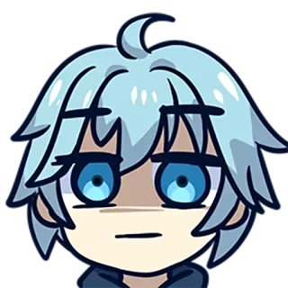 😑 อนิเมะ, มังงะ, การ์ตูน, สีหน้า, น่ารัก, สติกเกอร์ telegram sticker