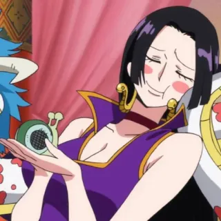 ☺️ Boa Hancock One Piece Anime, Mangá, Pirata, Rainha, Hancock telegram sticker