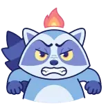 Енот / @PaidSubBot whatsapp stickers