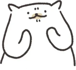 💬 кот, милый, животное, мультфильм whatsapp sticker