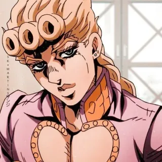 😏 Giorno Giovanna JoJo's Bizarre Adventure Anime, Jojo, Giorno, Personnage, Manga whatsapp sticker