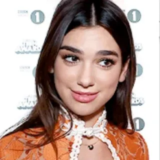 😌 Dua Lipa Дуа Липа, певица, знаменитость, портрет, женщина, человек, поп-звезда telegram sticker