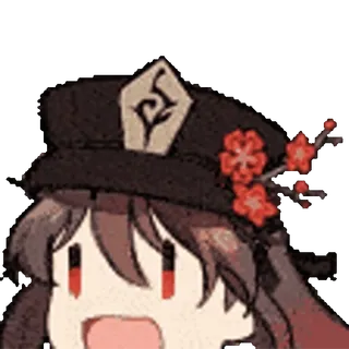 🙌 Hu Tao Genshin Impact Anime, Gioco, Carino, Personaggio, Genshin Impact telegram sticker