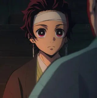 ❤️ Tanjiro Kamado Demon Slayer Anime, Demon Slayer, Tanjiro Kamado, Animação, Personagem, Mangá telegram sticker