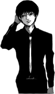💁‍♂ Haise Sasaki Tokyo Ghoul Anime, Manga, Tokyo Ghoul, Haise Sasaki, Personnage telegram sticker