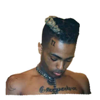 😔 XXXTentacion 래퍼, 음악, XXXTentacion, 인물사진, 사람 telegram sticker