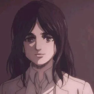 ❤️ Pieck Finger Attack on Titan アニメ, ピーク, AOT, 進撃の巨人, キャラクター telegram sticker
