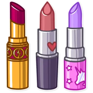 💄 Rossetto, Trucco, Cosmetici, Bellezza, Moda, Accessori whatsapp sticker