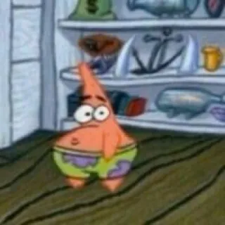 🧼 Patrick Star Spongebob Squarepants patrick star, spongebob schwammkopf, cartoon, nickelodeon, animiert whatsapp sticker