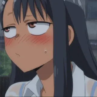 🍬 Nagatoro Don't Toy with Me, Miss Nagatoro Anime, Nagatoro, Miss Nagatoro, Dessin animé, Personnage, Expression telegram sticker