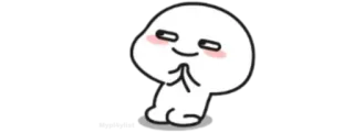 🍚 carino, cartone animato, espressione, divertente, personaggio telegram sticker