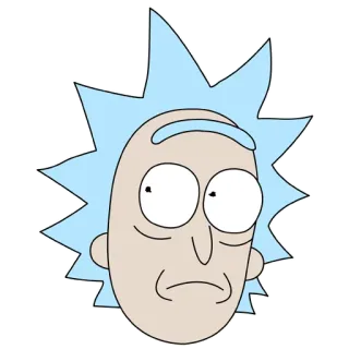 👀 Rick Sanchez Rick and Morty rick y morty, caricatura, rick, científico, adult swim, divertido, serie tv telegram sticker