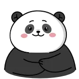 ☺️ แพนด้า, น่ารัก, สัตว์, คาวาอิ, การ์ตูน, หมี telegram sticker