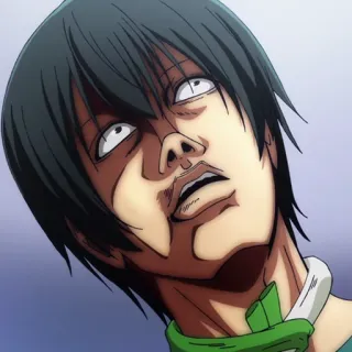 ⚓️ Anime, Cara engraçada, Comédia, Expressão telegram sticker