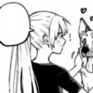 📂 Anime, Manga, Gadis, Anjing, Lucu, Hati telegram sticker