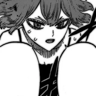 🔌 Mimosa Vermillion Black Clover Anime, Mangá, Black Clover, Mimosa Vermillion, Personagem, Feminino whatsapp sticker