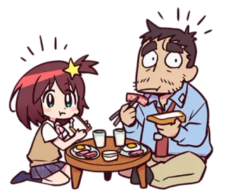 Space Patrol Luluco telegram stickers
